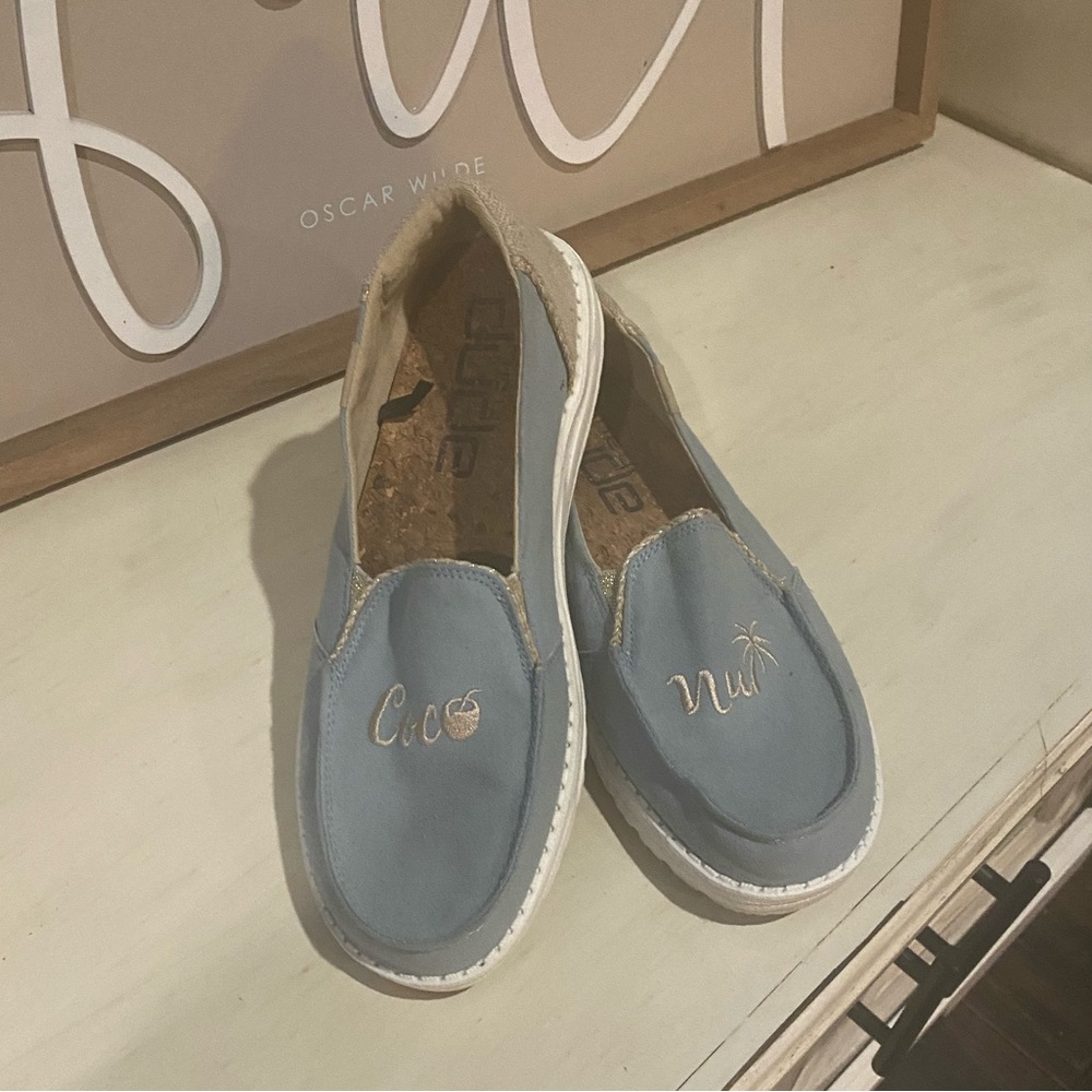 Coconut Hey Dude shoes